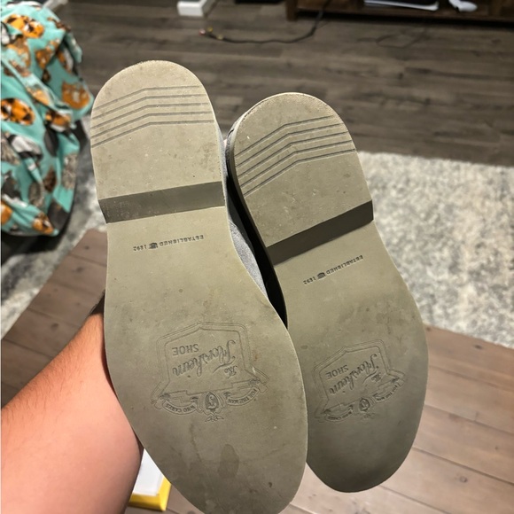 Florsheim Grey Suede Slippers Size 9 - Picture 3 of 6